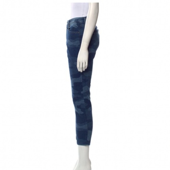 Rag & Bone Cate Mid Rise Ankle Skinny Jeans Women's Size 28 Blue Camo - Picture 9 of 16